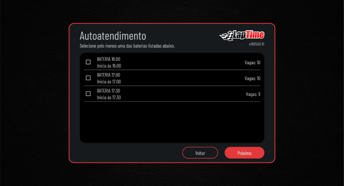 LapTime Self-Service